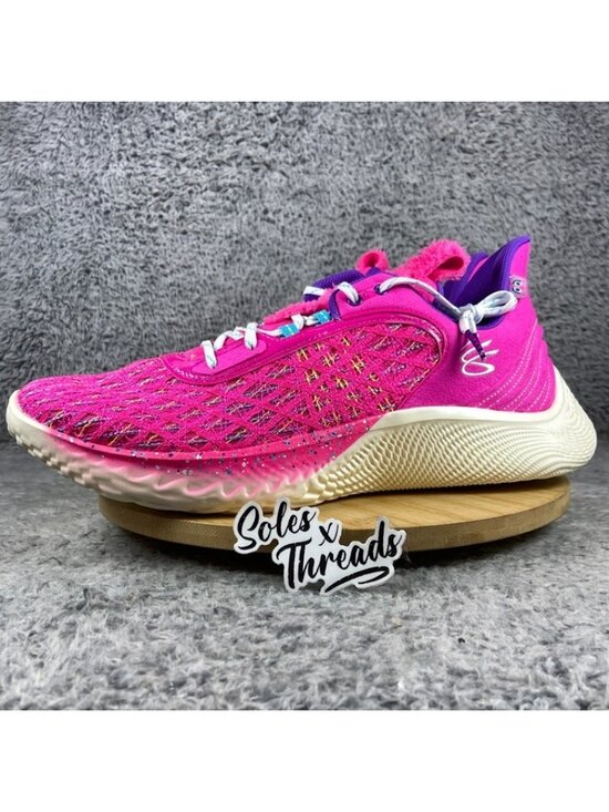 Under Armour Curry Flow 9 Sesame Street Abby Cadabby Size 14 Men 3024248-605 main image 4